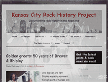 Tablet Screenshot of kcrockhistory.com